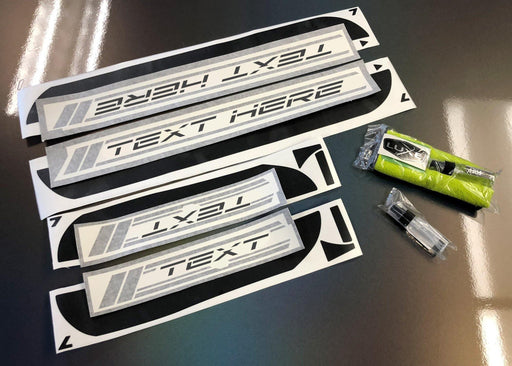 2011+ Charger Door Sill Decal Kit - Multi-Layer - Luxe Auto Concepts