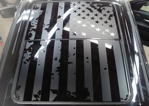 USA Flag Panoramic Sunroof Decal for RAM 1500 - Luxe Auto Concepts