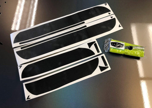 2011+ Charger Door Sill Decal Kit - Solid Layer Only - Luxe Auto Concepts