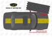 Standard Vehicle Stripe Kit - Single 20" Honeycomb - Luxe Auto Concepts
