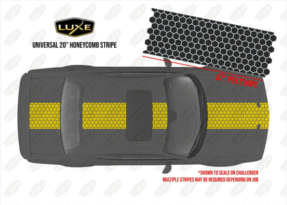 Individual Stripe Section - 20" Honeycomb - Luxe Auto Concepts