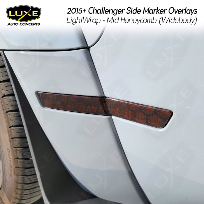 2015+ Challenger Side Marker Overlays - LightWrap Tint Vinyl