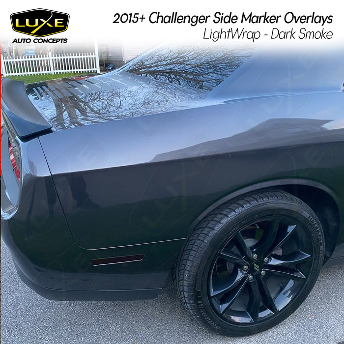 2015+ Challenger Side Marker Overlays - LightWrap Tint Vinyl