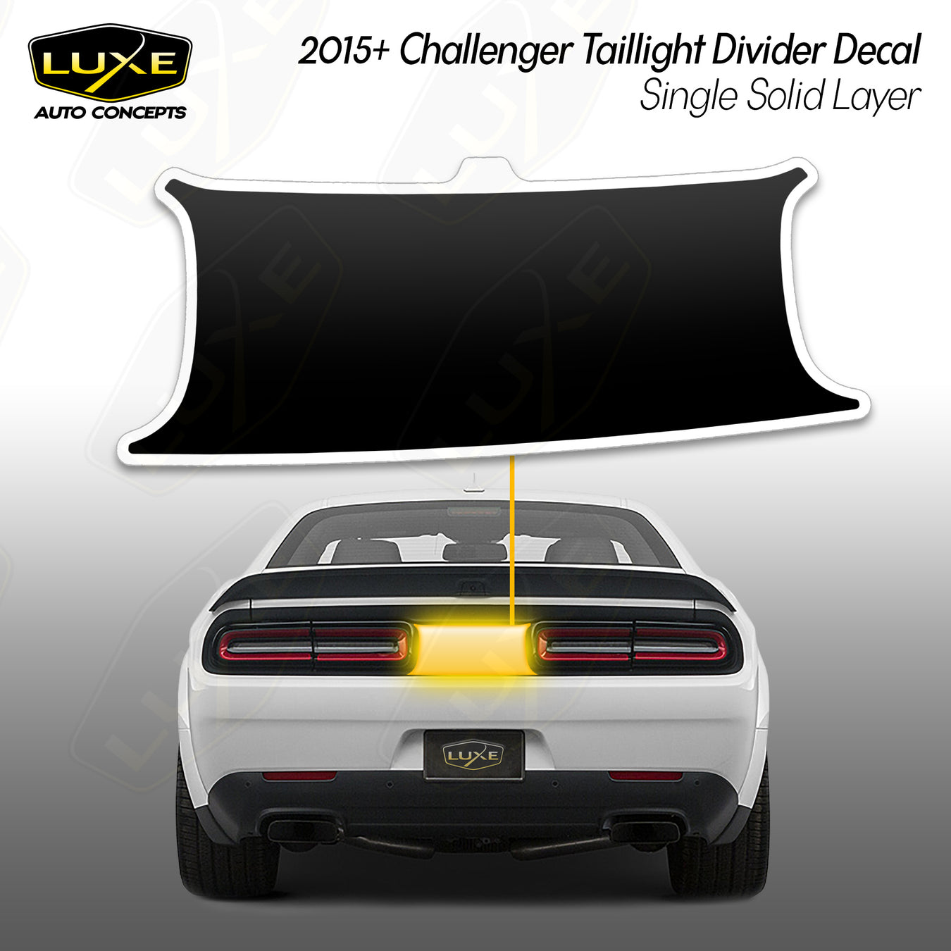 Challenger Taillight Divider Decals
