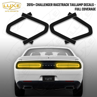 Challenger Racetrack Taillamp Overlays - Full Coverage Kit