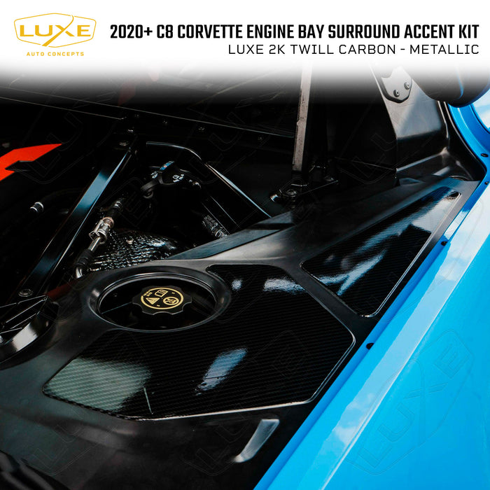2020+ C8 Corvette Engine Bay Surround Accent Kit