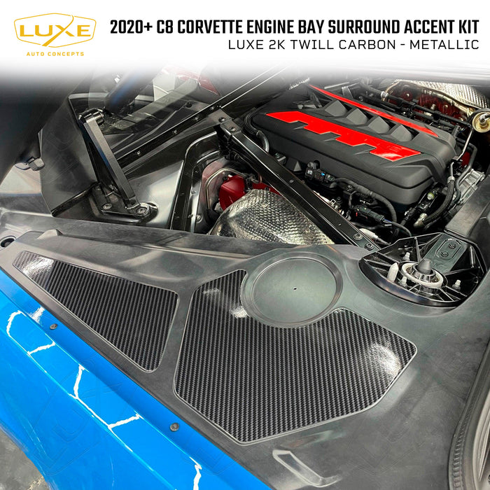 2020+ C8 Corvette Engine Bay Surround Accent Kit