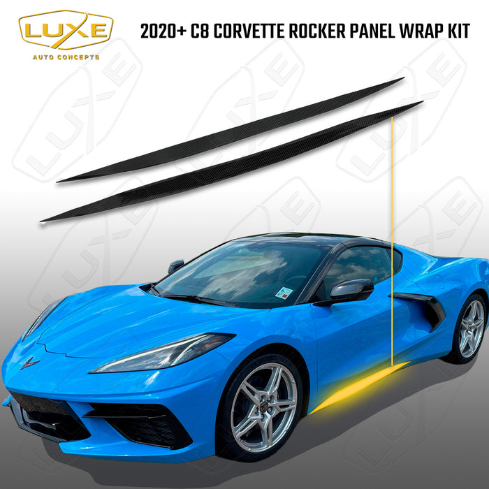 2020+ C8 Corvette Rocker Panel Wrap Kit