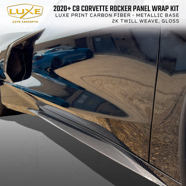 2020+ C8 Corvette Rocker Panel Wrap Kit