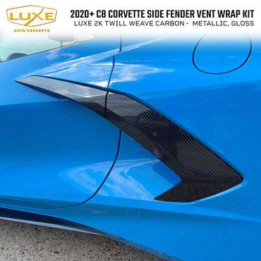 2020+ C8 Corvette Side Fender Vent Wrap Kit