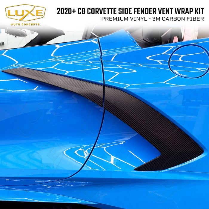 2020+ C8 Corvette Side Fender Vent Wrap Kit