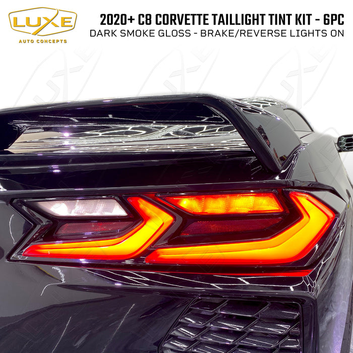2020+ C8 Corvette Taillight Tint Kit - 6pc