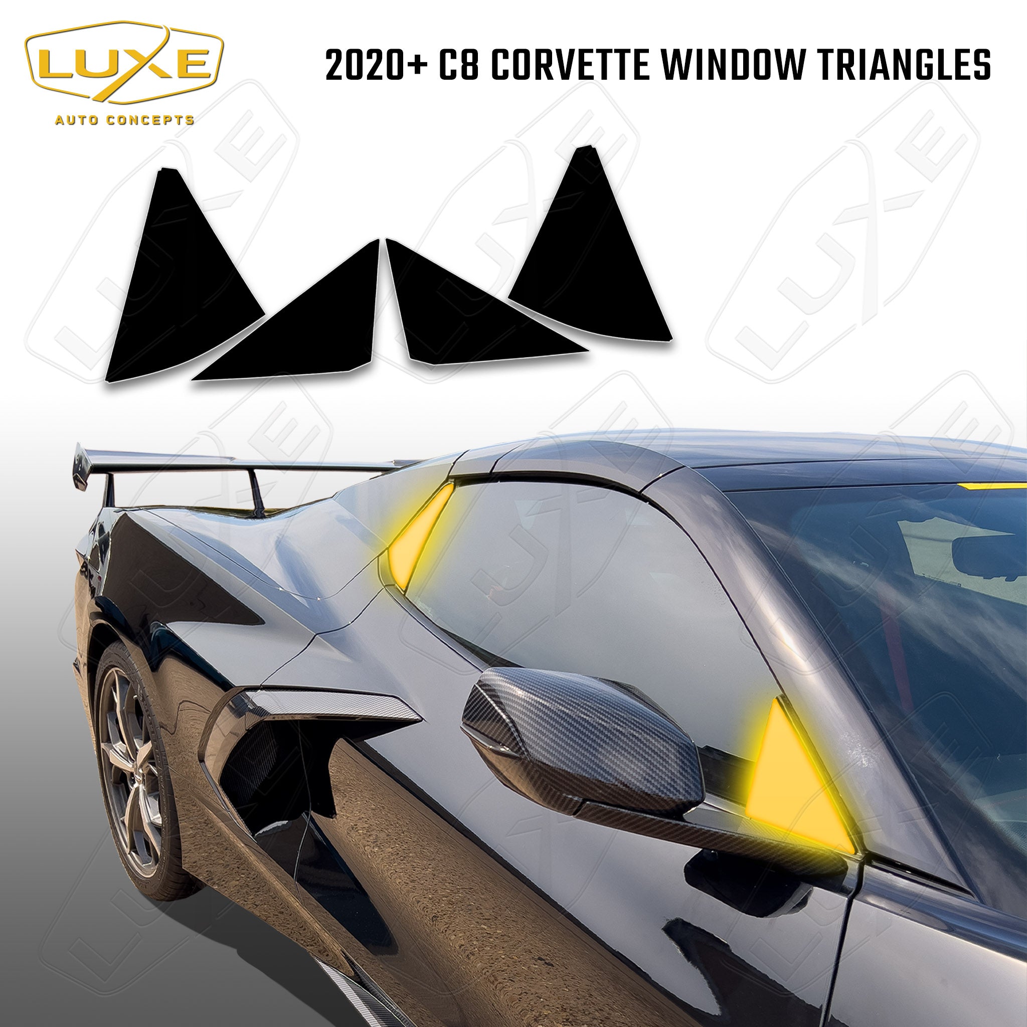 C8 Corvette Convertible Window Triangles – Luxe Auto Concepts
