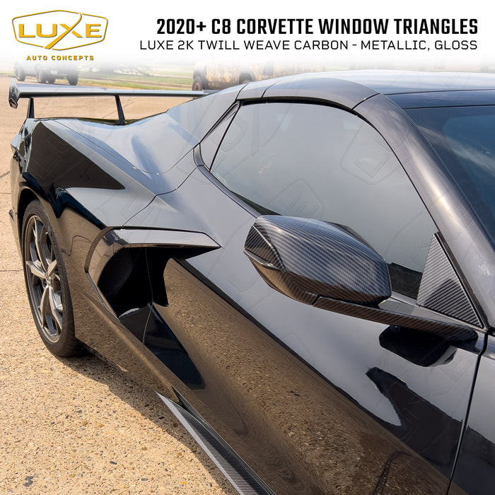 2020+ C8 Corvette Convertible Window Triangles