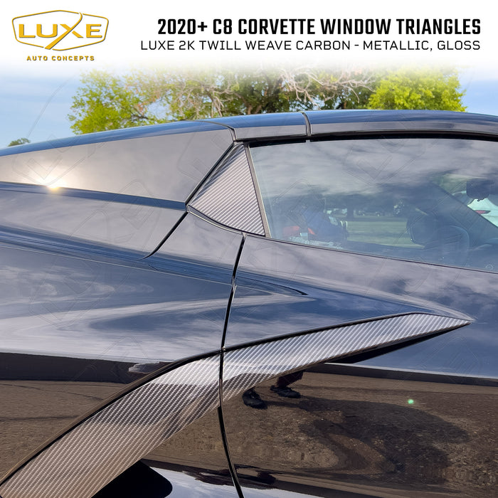 2020+ C8 Corvette Convertible Window Triangles