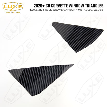 2020+ C8 Corvette Convertible Window Triangles