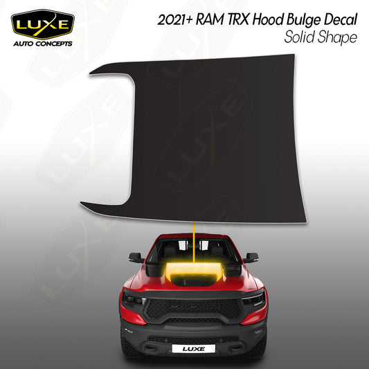 RAM TRX Hood Bulge Decal Kit - Solid