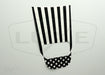 RAM TRX Hood Decal Pair - Stars and Stripes 1 - Luxe Auto Concepts