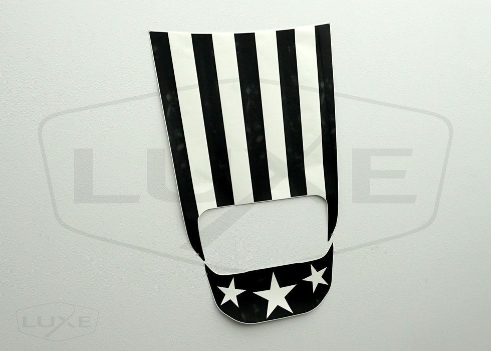 RAM TRX Hood Decal Pair - Stars and Stripes 2 - Luxe Auto Concepts