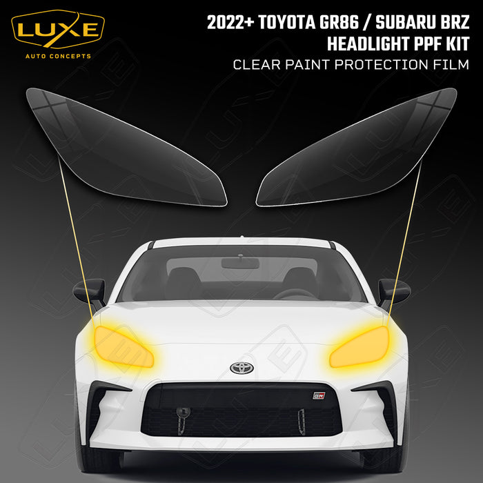 2022+ Toyota GR86 / 2022+ Subaru BRZ Headlight PPF Overlays