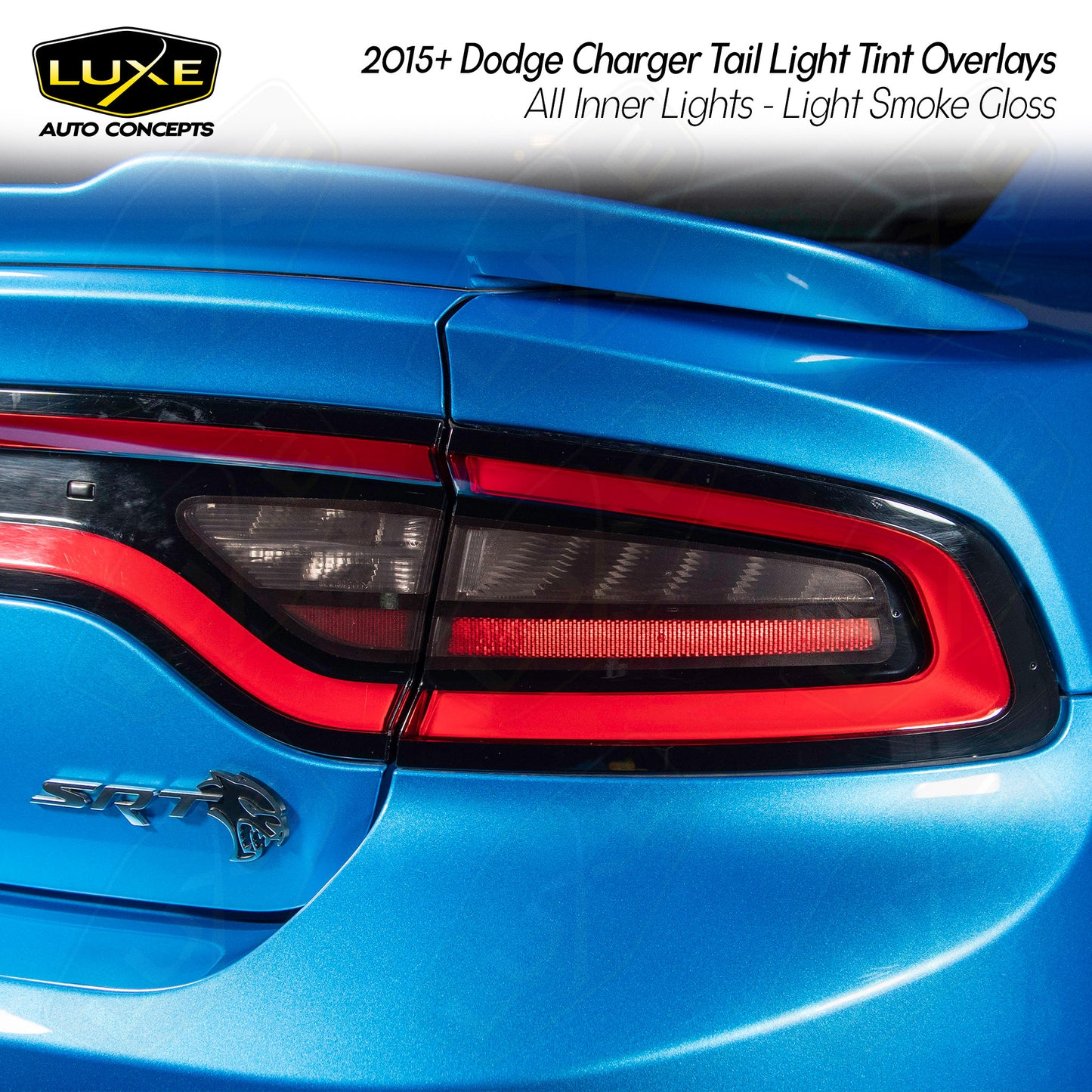 2015+ Charger Tail Light Tint - All Inner Lights Overlays