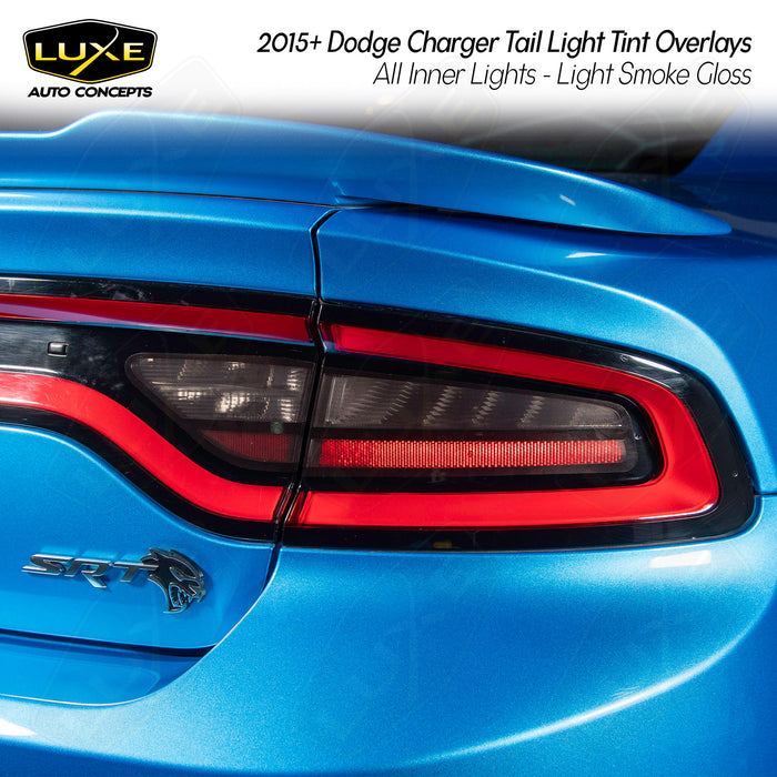 2015+ Charger Tail Light Tint - All Inner Lights Overlays