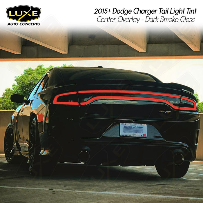 2015+ Charger Tail Light Tint - Center Overlay