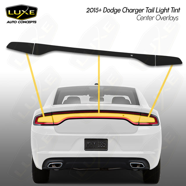 Charger Tail Light Tint - Center Overlay Kit