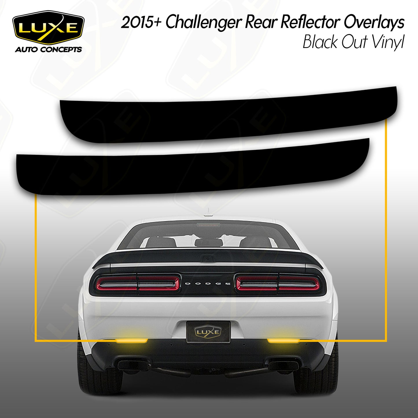 2015+ Dodge Challenger Kit de tinte para reflector trasero