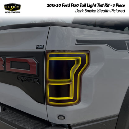 Ford F150 LED Tail Light w/ Blind Spot Monitor Tint - 3 Piece Kit