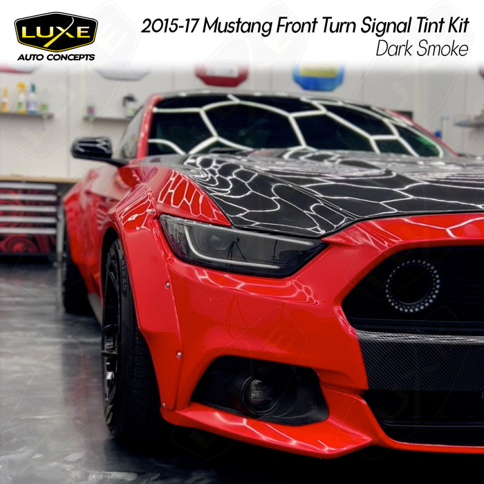 2015-17 Mustang Front Turn Signal Tint Kit (Non-Shelby GT350R/GT 350)
