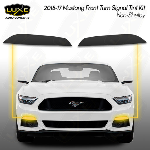 2015-17 Mustang Front Turn Signal Tint Kit (Non-Shelby GT350R/GT 350) —  Luxe Auto Concepts