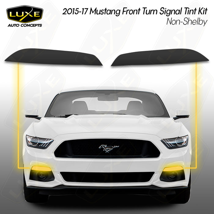 2015-17 Mustang Front Turn Signal Tint Kit (Non-Shelby GT350R/GT