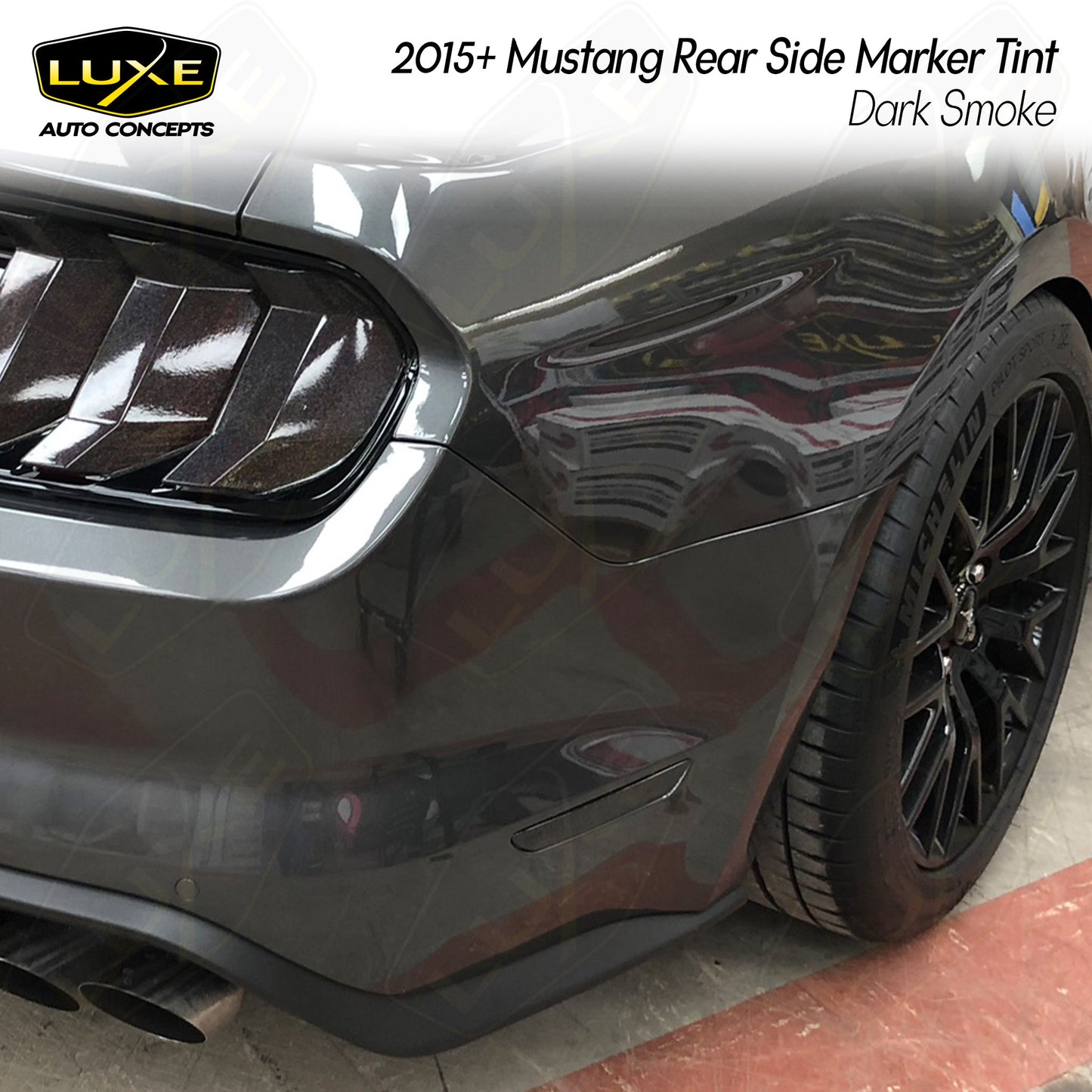 Kit de tinte de marcador lateral trasero para Mustang 2015-17