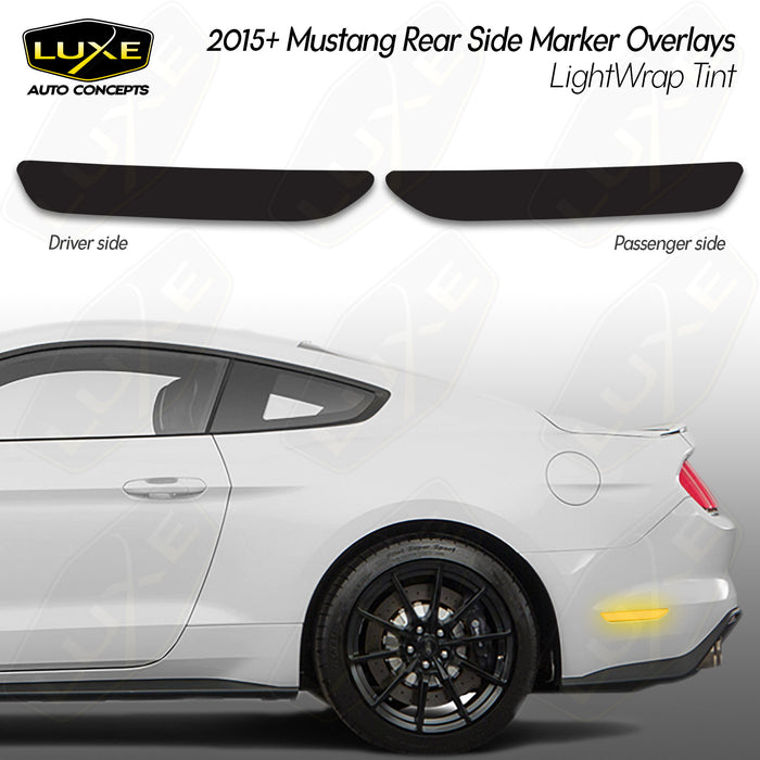Kit de tinte de marcador lateral trasero para Mustang 2015-17
