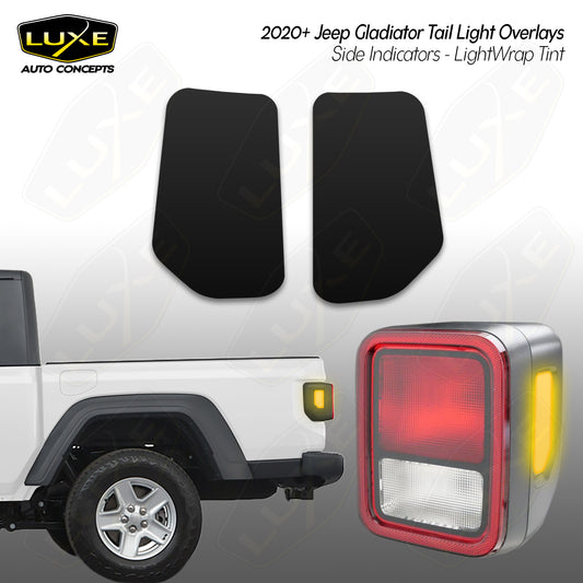 2020+ Jeep Gladiator JT Side Indicators Overlays - LightWrap Tint