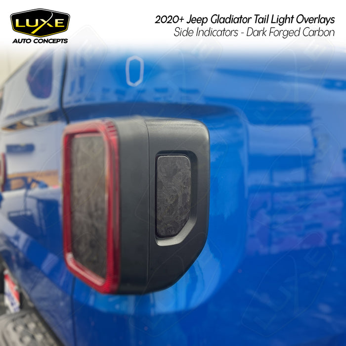 2020+ Jeep Gladiator JT Side Indicators Overlays - LightWrap Tint