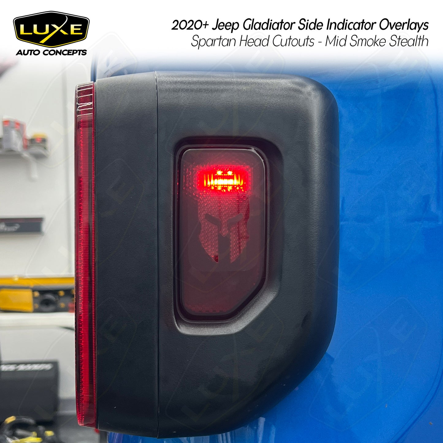 Jeep Gladiator JT Side Indicator Overlays - Spartan Cutout Kit