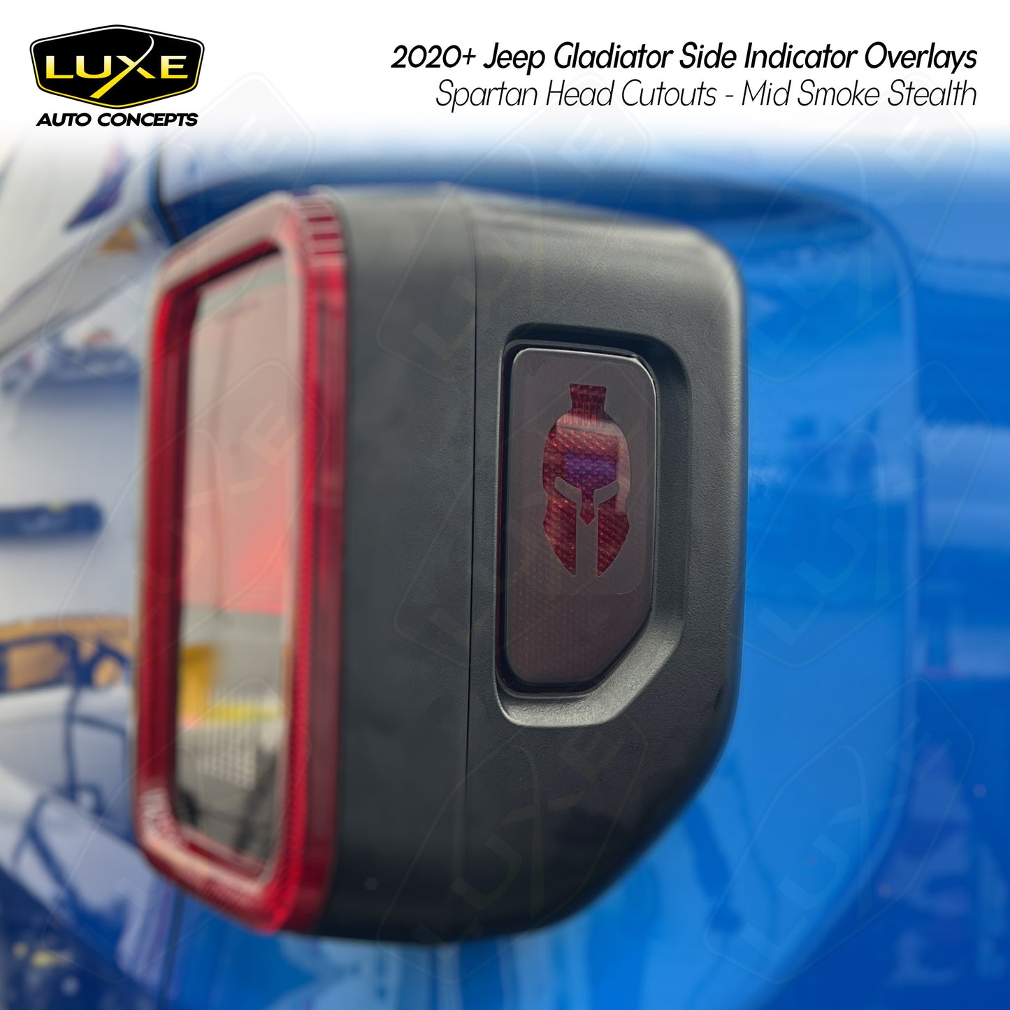 Jeep Gladiator JT Side Indicator Overlays - Spartan Cutout Kit