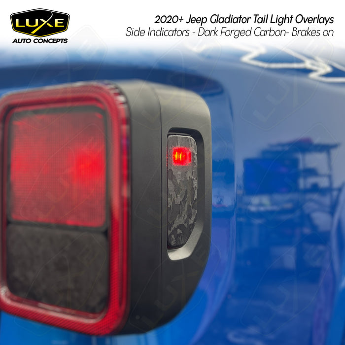 2020+ Jeep Gladiator JT Side Indicators Overlays - LightWrap Tint