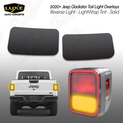 Jeep Gladiator JT Tail Light Overlays - Reverse Lights Kit