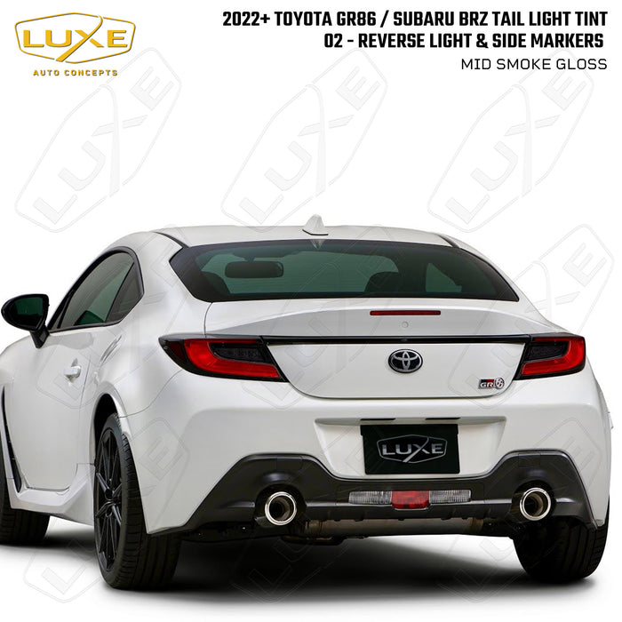 2022+ Toyota GR86 / 2022+ Subaru BRZ Taillight Overlays - 02 Reverse Light/Side Markers