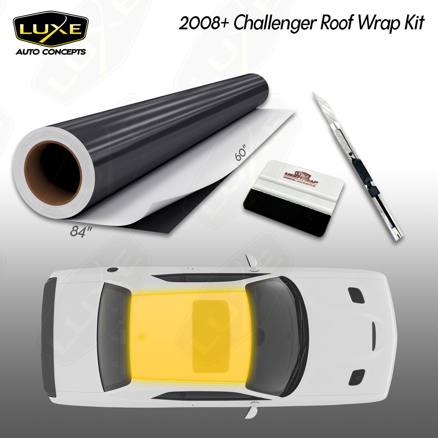 2008+ Challenger Roof Wrap Kit