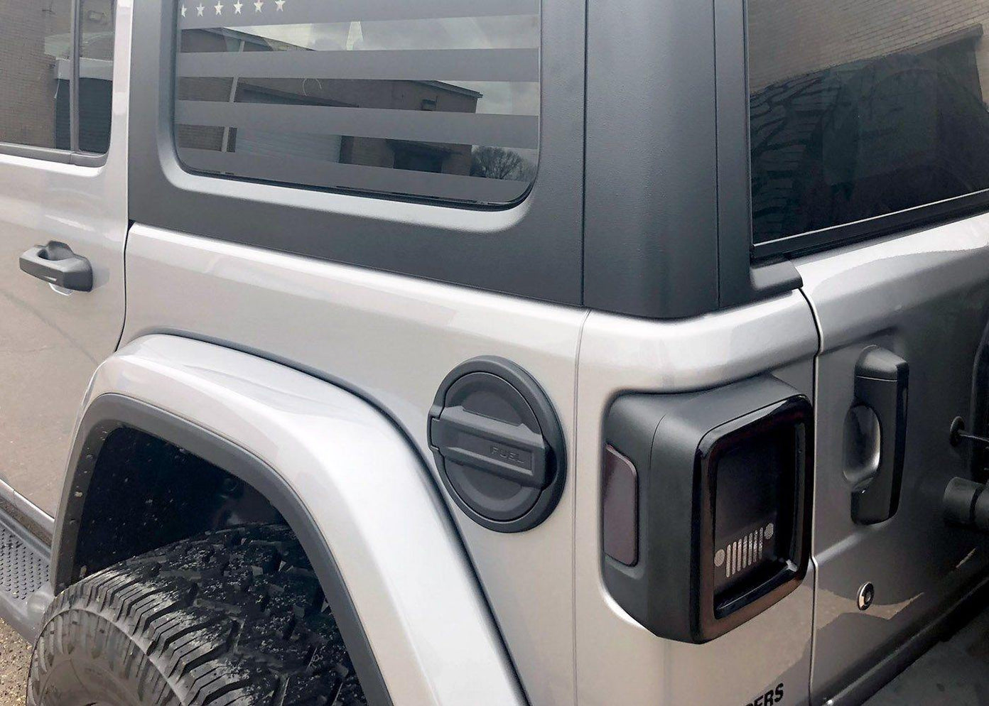 2018+ Jeep Wrangler JL Gas Door Overlay Kit — Luxe Auto Concepts
