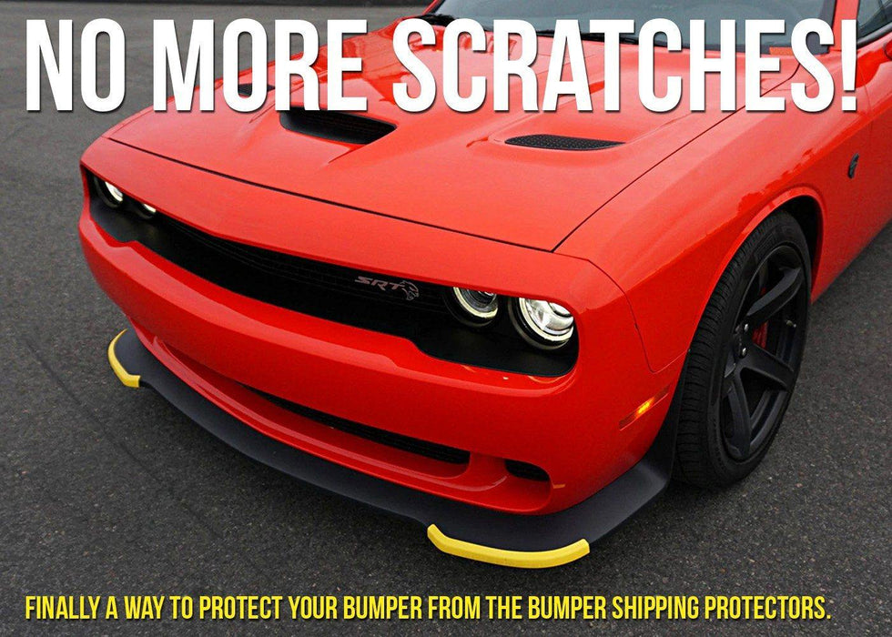 Dodge challenger shop red splitter guards