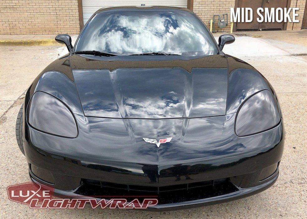2005-13 C6 Corvette Headlight/Fog Light Tint Kit - Full Wrap - Luxe Auto Concepts