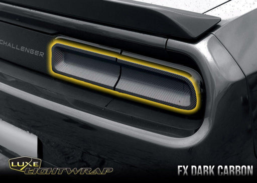 2015+ Challenger Tail Light Tint Kit - Type 2 (FULL WRAP) - Luxe Auto Concepts