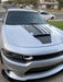 2015+ Charger Hellcat Hood Intake Decal Kit - Solid Layer - Luxe Auto Concepts