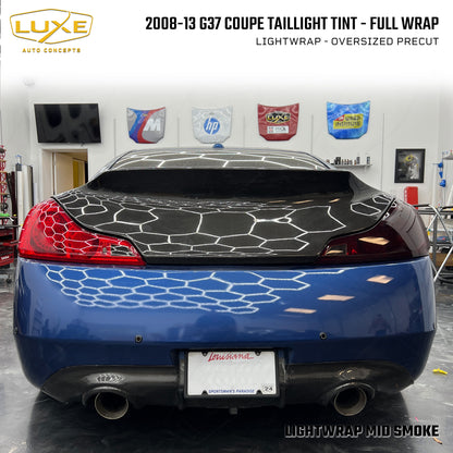 Infiniti G37 Coupe Tail Light Oversized Tint Overlays Kit