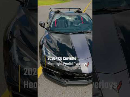 C8 Corvette Headlight Eyelid Overlays Kit